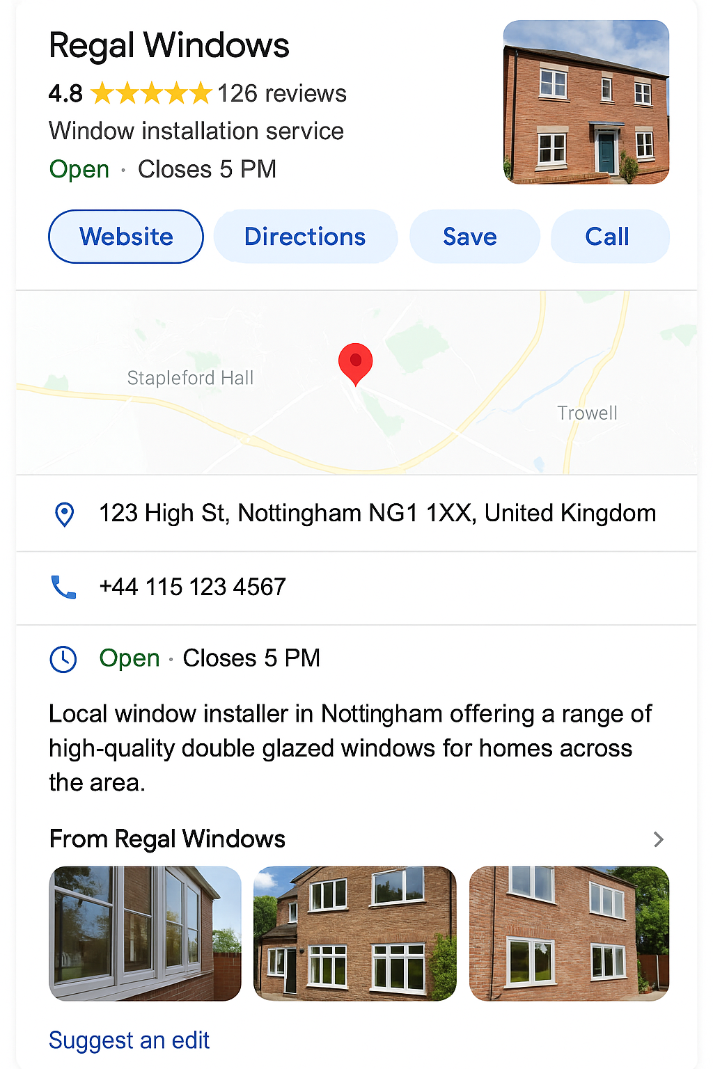 GBP Listing Nottingham
