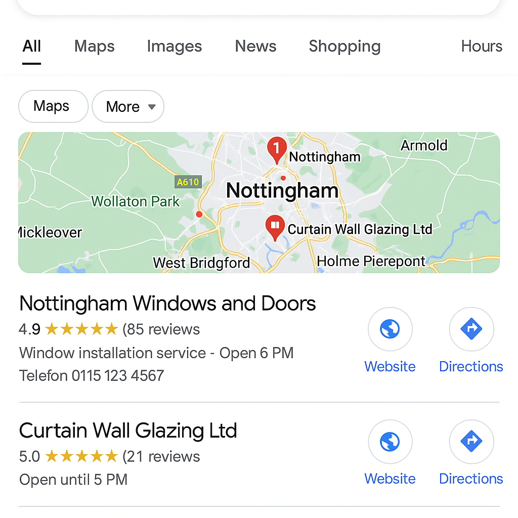Google map pack