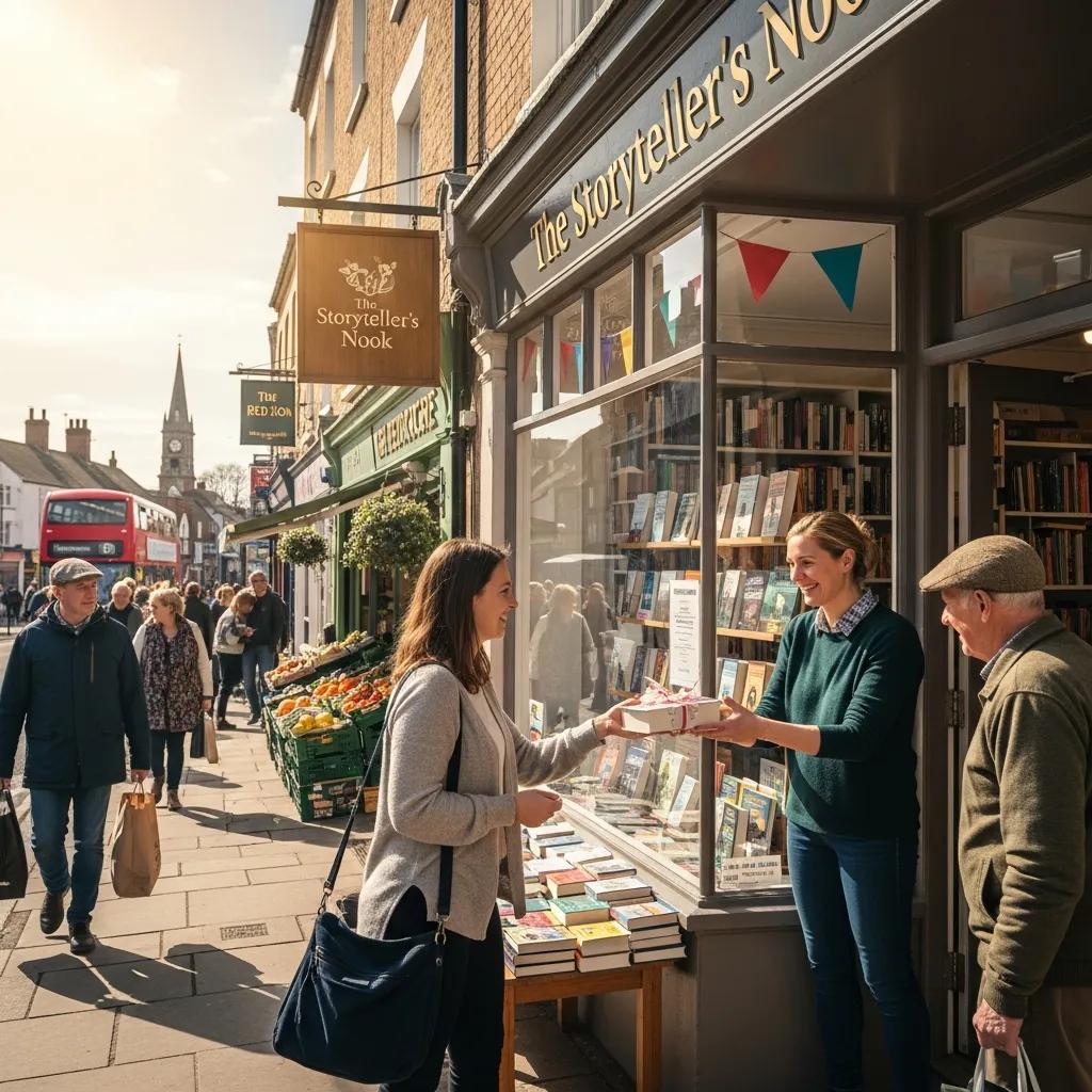 Local service business environment in the UK with service provider and customers