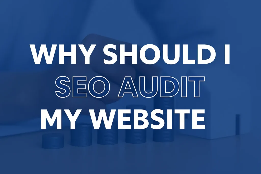 Text promoting the importance of SEO auditing for websites