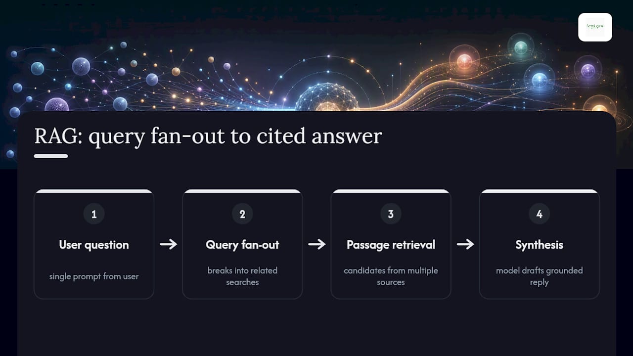 RAG retrieval and query fan-out process